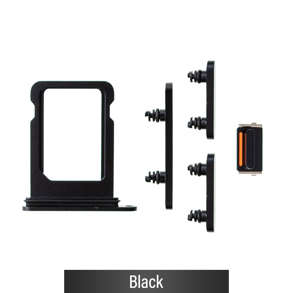 SIM Card Tray and Side Button for iPhone 13 mini-Black SIM Card Tray and Side Button for iPhone 13 mini-Black